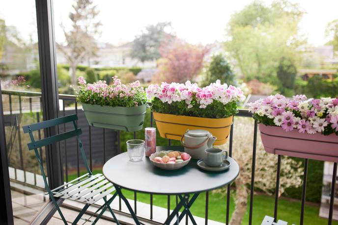 vibia campana balkonbak allin1 70cm poederroze